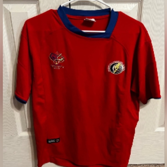 Vintage 2006 World Cup Costa Rica national team soccer jersey 2006 germany fifa - Picture 1 of 4